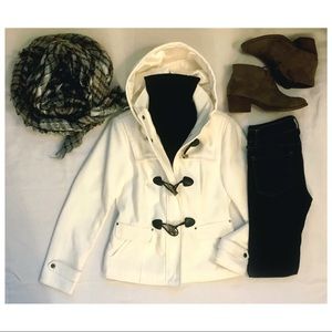 White Celebrity Pink Pea Coat